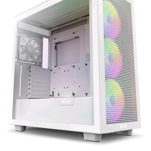(분당)NZXT H7 FLOW RGB 매트화이트 PC 미들케이스 미개봉 이미지