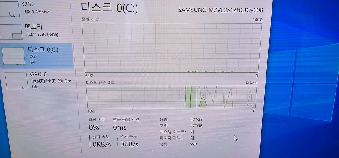 삼성 PM9A1 512GB M.2 SSD 이미지