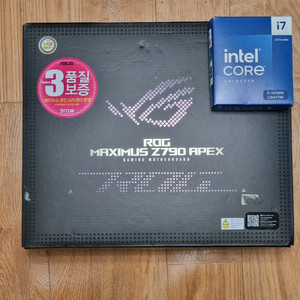 i7 14700k + Z790 APEX 보드 이미지