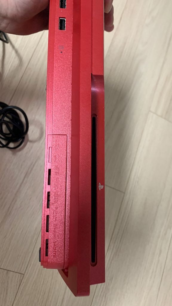 PS3 플스3 4세대 한정판 스칼렛 레드 이미지