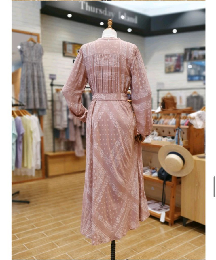 새옷 반다나 패턴 맥시원피스 S ,M 써스데이아일랜드 이미지