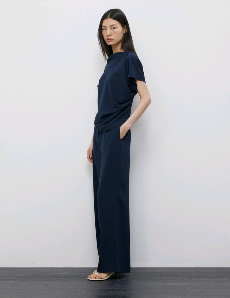 레디투웨어 R2W 알투더블유 Ready2wear Berne wide PT 2M 네이비색상 새상품(택있음) 이미지