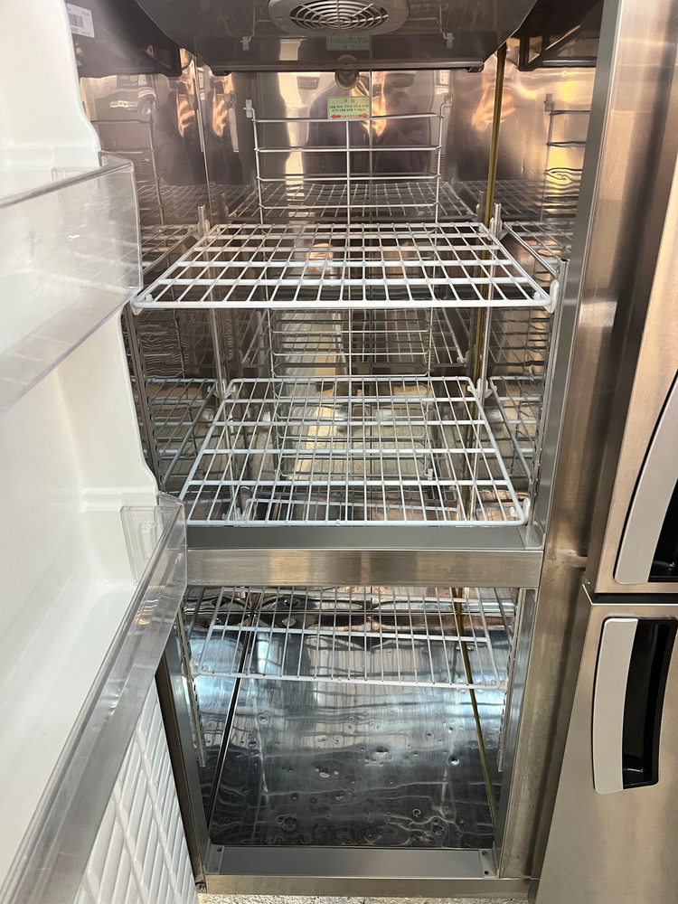 라셀르 45박스 냉장냉동고 간냉식 냉장고 냉동고 중고 반반 수직 업소용 식당 이미지
