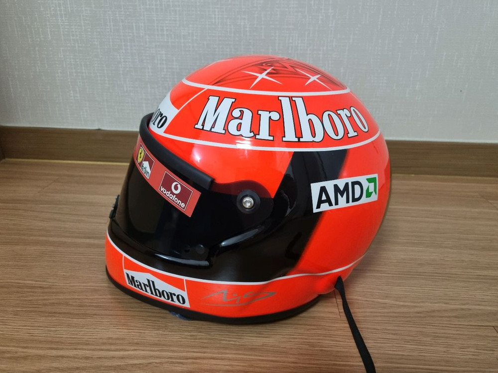 새것 마이클 슈마허 페라리 레플리카 레이싱 헬멧 f1 ferrari 이미지