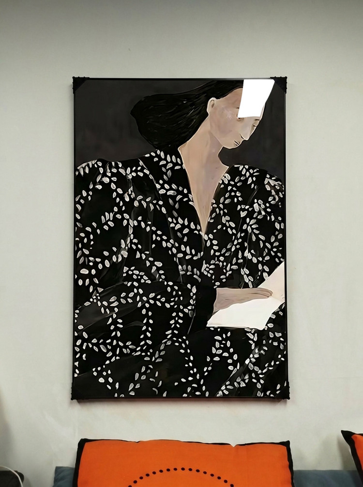 (새상품) 그림 액자 인테리어소품 그림액자 여인그림 인물액자 모던하고 감각적인 거실 홈스타일링 벽걸이 장식용 대형 이미지