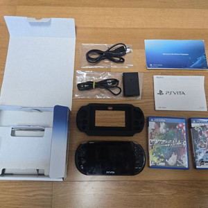 PS VITA 2세대 128기가 풀박스 판매합니다. (내장메모리 8기가 포함) 이미지