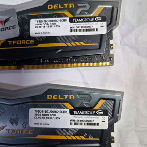 팀그룹 T-FORCE DDR4 16GB 3200 2개 이미지