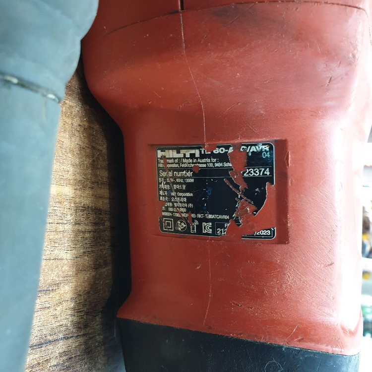 HILTI 힐티 로터리함마드릴 TE60-ATC/AVR 23년식 NO.88 이미지