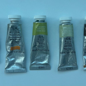 Winsor&newton 윈저앤뉴튼 전문가용 수채물감 14ml 5색 일괄 이미지