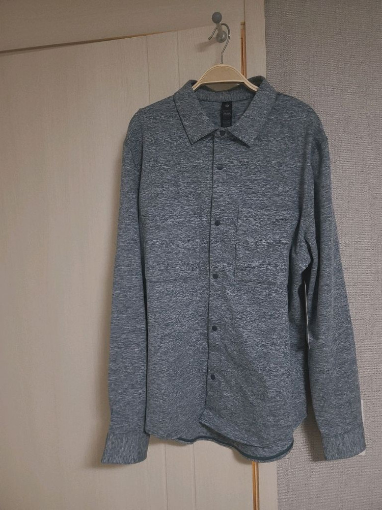 새상품) Lululemon Rulu Button Up Shirt 룰루레몬 버튼업 긴팔셔츠 M 트레이닝복 골프복 이미지