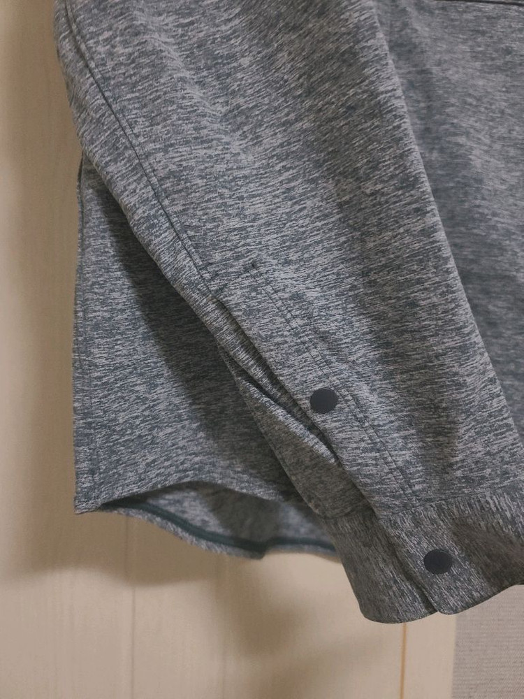 새상품) Lululemon Rulu Button Up Shirt 룰루레몬 버튼업 긴팔셔츠 M 트레이닝복 골프복 이미지