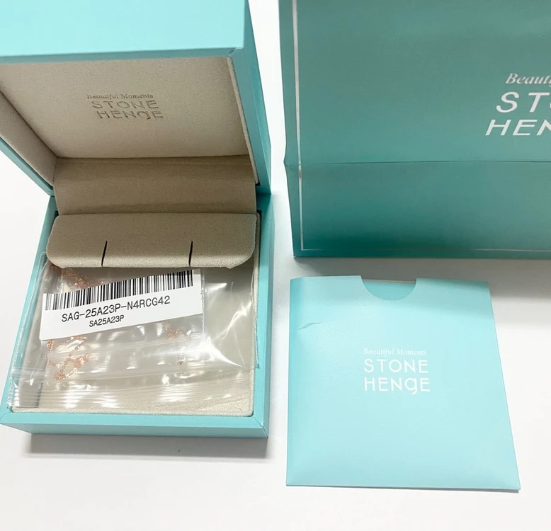 새상품- 스톤헨지 결 14k 목걸이 SA25A23P 이미지