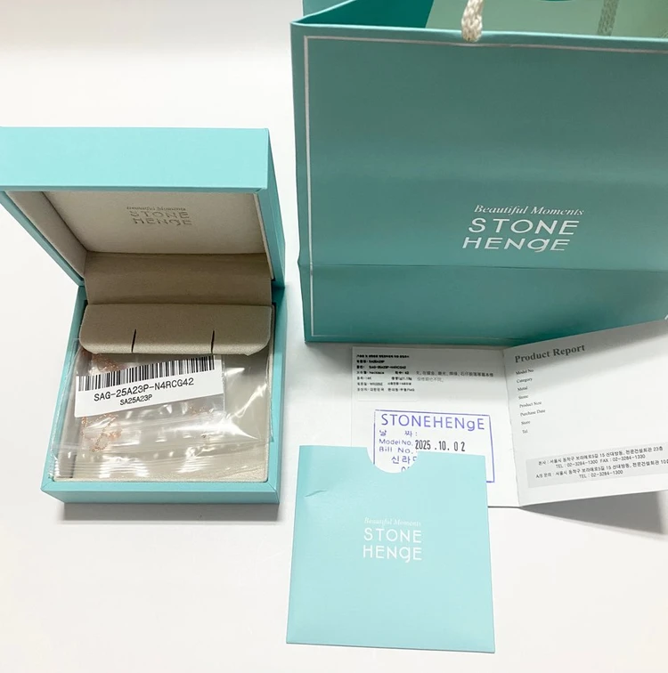 새상품- 스톤헨지 결 14k 목걸이 SA25A23P 이미지
