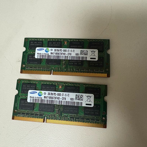 노트북용 DDR3 메모리 2GB 2개 세트 이미지