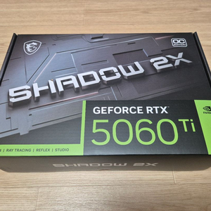 지포스 RTX 5060 Ti 쉐도우 OC 16GB 이미지