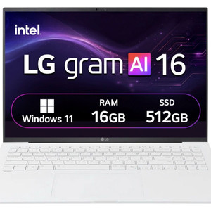 LG 그램 AI 16인치 노트북 16Z90T (U5-225H, 16GB RAM, 512GB SSD, W11Pro) 이미지