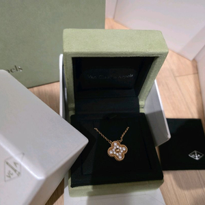 반클리프앤아펠 알함브라 빈티지 핑크골드 목걸이 이미지