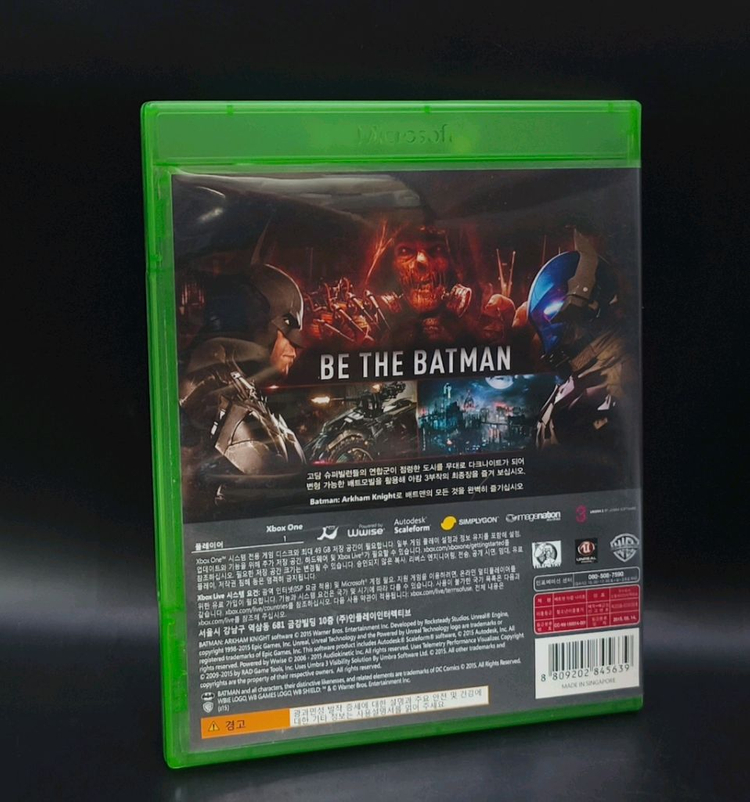 XBOX ONE 정발 한글 배트맨 아캄나이트 이미지