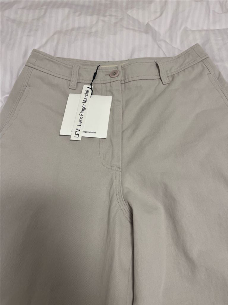 lfm Curve Cotton Pants / Sage 이미지