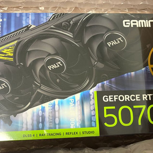 [미개봉 새상품] 팰릿 이엠텍 RTX 5070ti 게이밍프로 논s버전(너프전) 그래픽카드 이미지