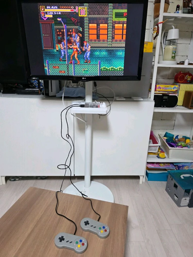 안산)LG27인치 LED 모니터 TV+이동식 스탠드+게임기(라즈베리파이3B)팔아요! 이미지