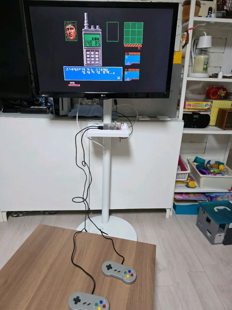 안산)LG27인치 LED 모니터 TV+이동식 스탠드+게임기(라즈베리파이3B)팔아요! 이미지