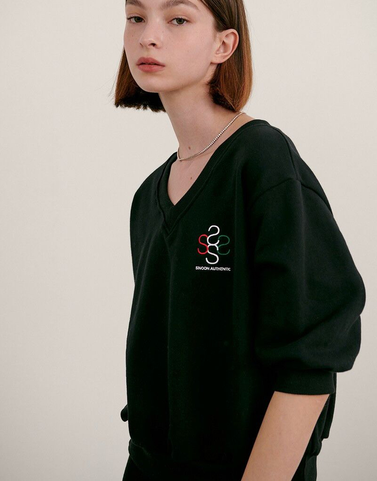 시눈 SINOON 하프 슬리브 스웻셔츠 이미지