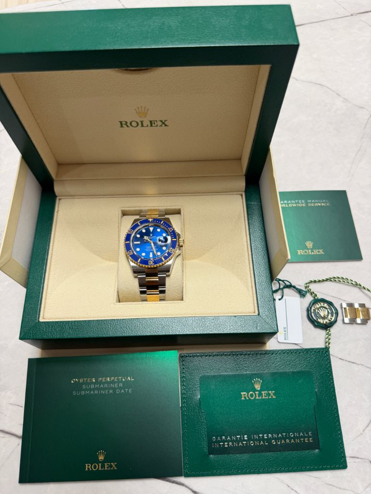 롤렉스 서브마리너 청콤 41mm 신형 판매합니다 이미지