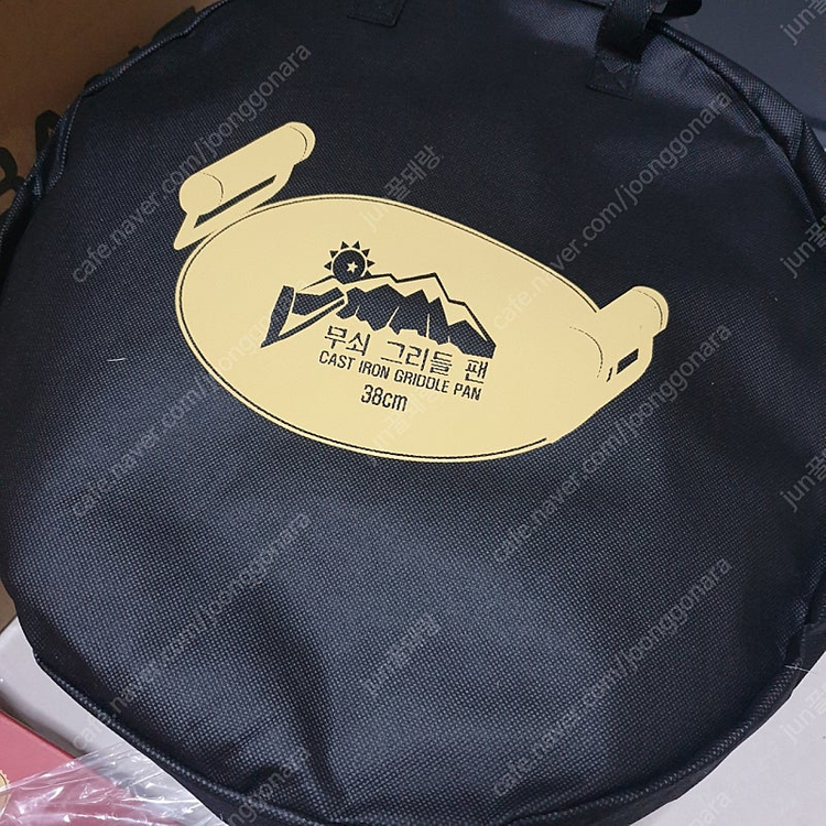 하이델 무쇠 그리들 팬 무쇠 솥뚜껑불판 38cm 삼겹살 불판 고기불판 #새상품# 이미지