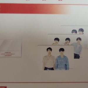 방탄소년단 스픽콘(럽셀콘) 아크릴 포토프레임 이미지
