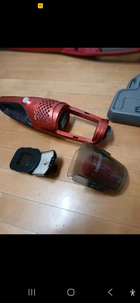 <부품용>삼성 무선 핸디스틱청소기/SSR100 이미지
