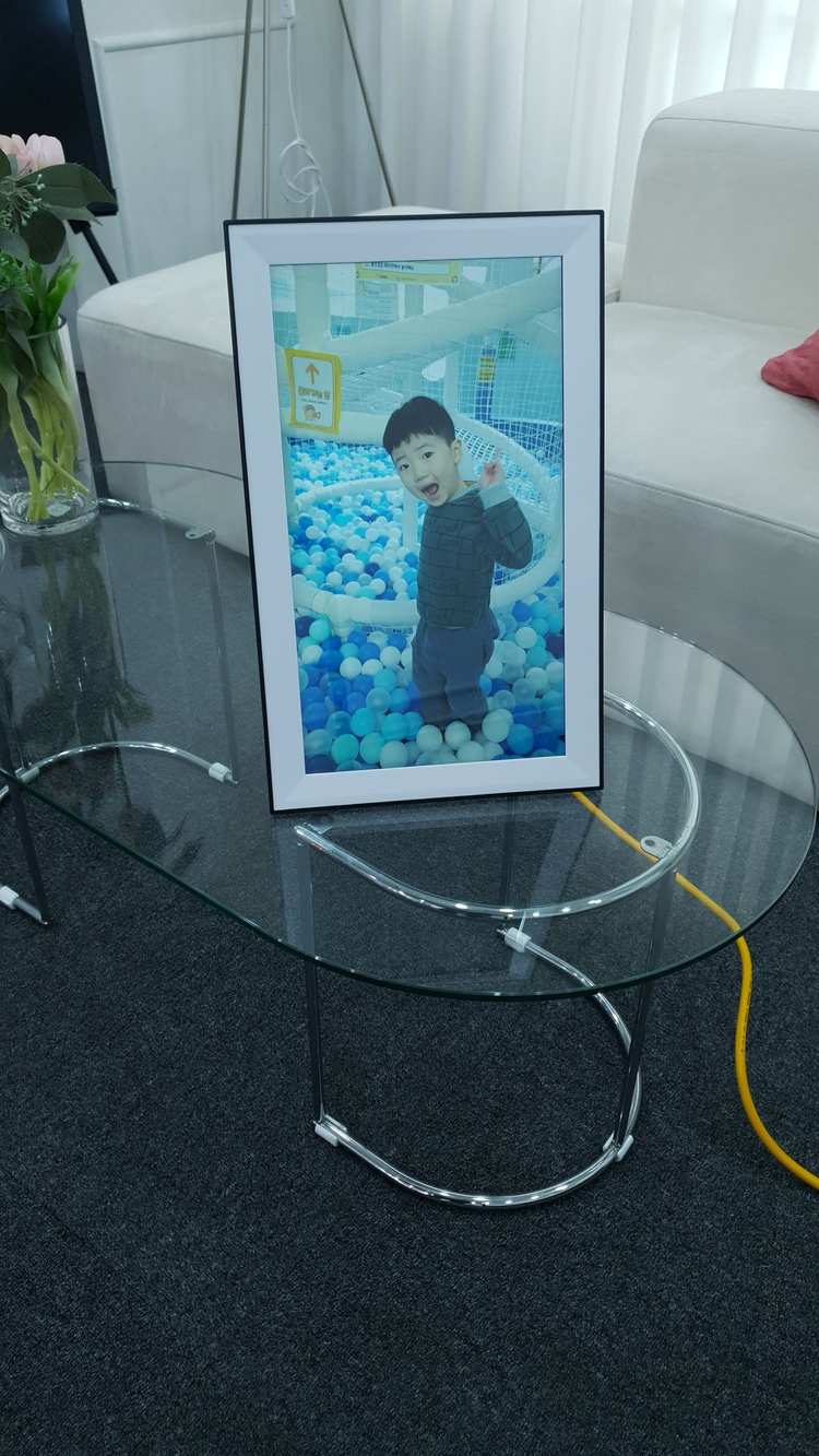새상품 15.6인치 Wifi 디지털 액자 IPS 1920x1080 Full HD 포토 비디오 Whale 이미지