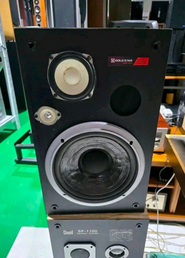 빈티지 GOLD STAR GSE-270 중형 북쉘프 스피커 이미지