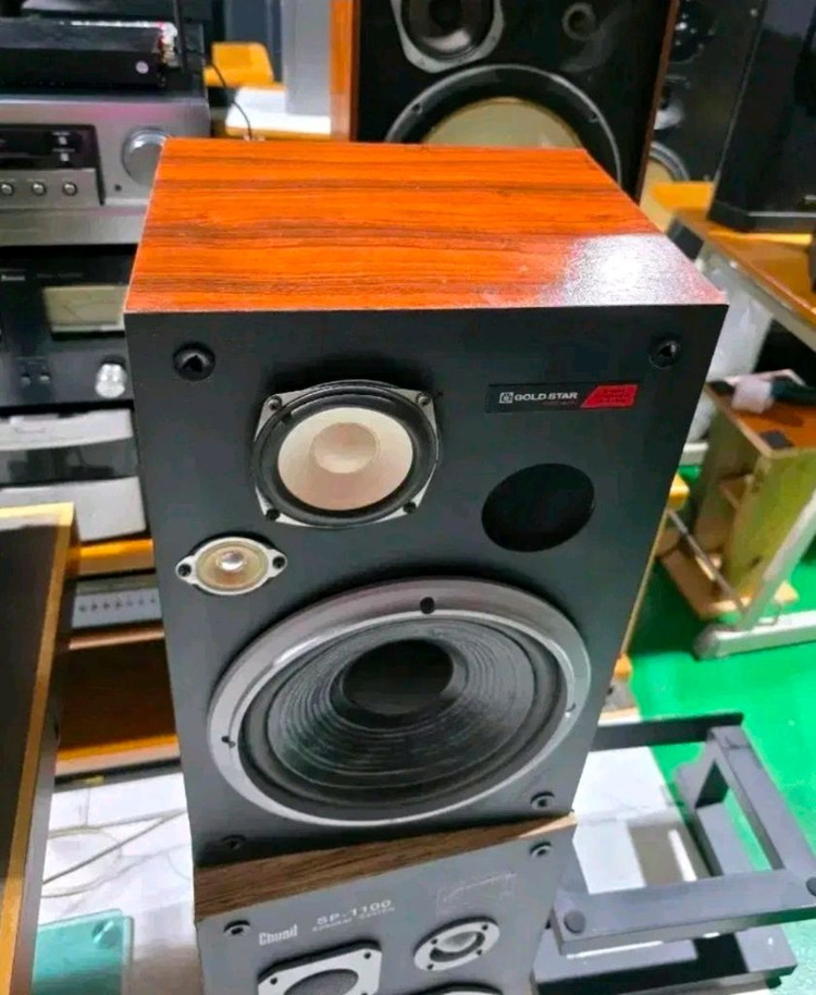 빈티지 GOLD STAR GSE-270 중형 북쉘프 스피커 이미지
