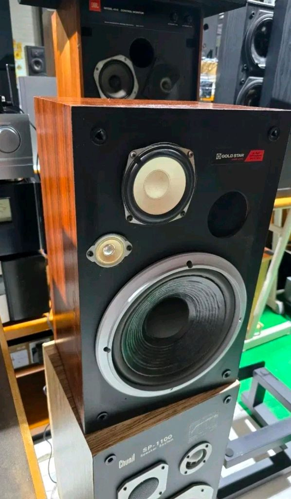 빈티지 GOLD STAR GSE-270 중형 북쉘프 스피커 이미지