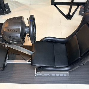 (인하) ps5 레이싱휠(t300rs gt)+플레이시트(레볼루션) 거치대 세트 이미지