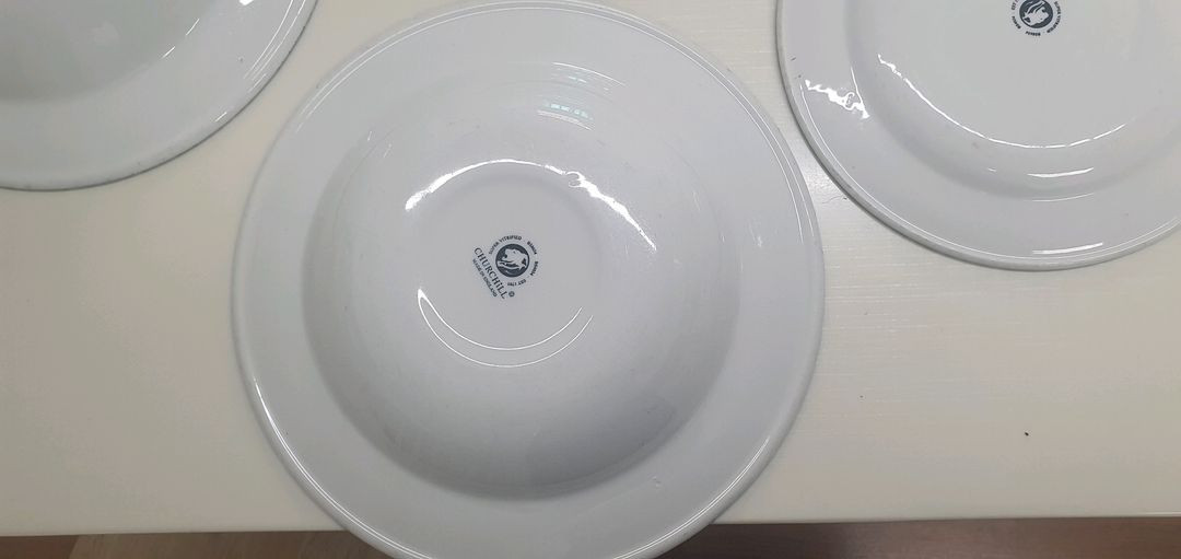 처칠Churchill 칼리코 블루 친츠 패턴 림수프볼 2&샐러드접시2 이미지