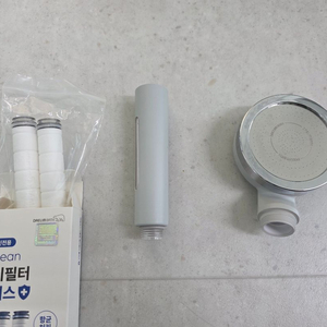 대림바스 디클린 샤워기 와이드형(무광그레이)+항균 플러스 리필필터 이미지