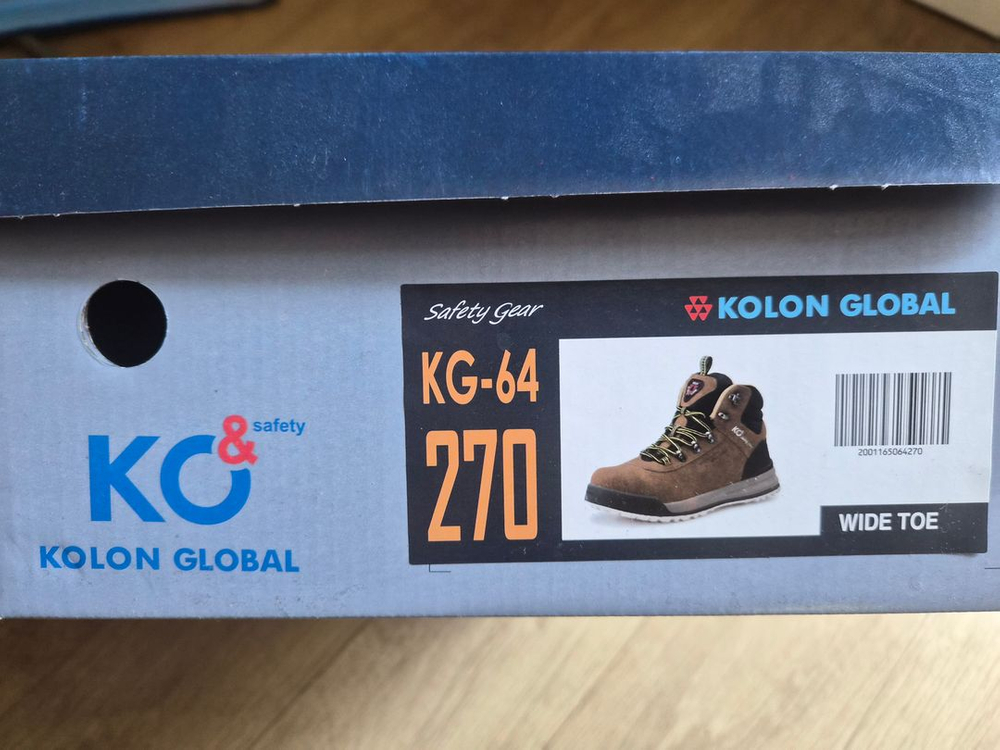 코오롱 KG-64 안전화 270mm 이미지