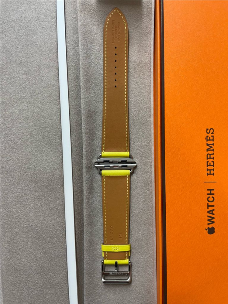 애플워치 에르메스 라임싱글투어 45mm 시착품 이미지