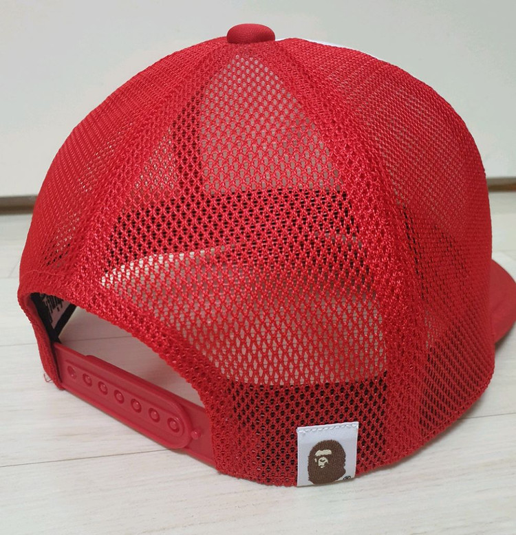 베이프 BAPE 레드캡 매쉬캡 트러커캡 볼캡 모자 이미지