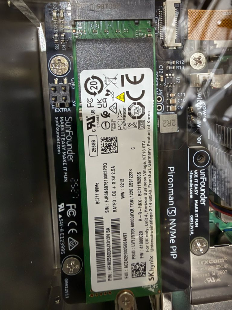 라즈베리파이5 16gb램 m.2 256gb & Pironman5 케이스 이미지