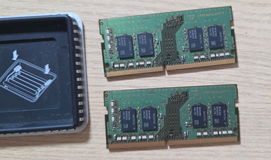 삼성 ddr4 3200 8Gb 노트북 램 메모리 2개 이미지