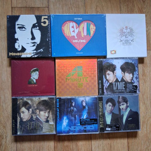 비닐채.미개봉.이효리.포미닛.동방신기.현아.동방신기.신화.CD앨범4장일괄.이중에 구하기 힘들 앨범도 있어요 이미지