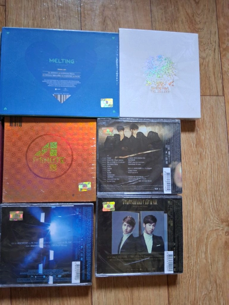비닐채.미개봉.이효리.포미닛.동방신기.현아.동방신기.신화.CD앨범4장일괄.이중에 구하기 힘들 앨범도 있어요 이미지