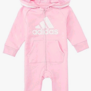 아디다스 Adidas 유니 베이비 긴소매 풀 지퍼 후드 우주복 점프수트 후디 이미지