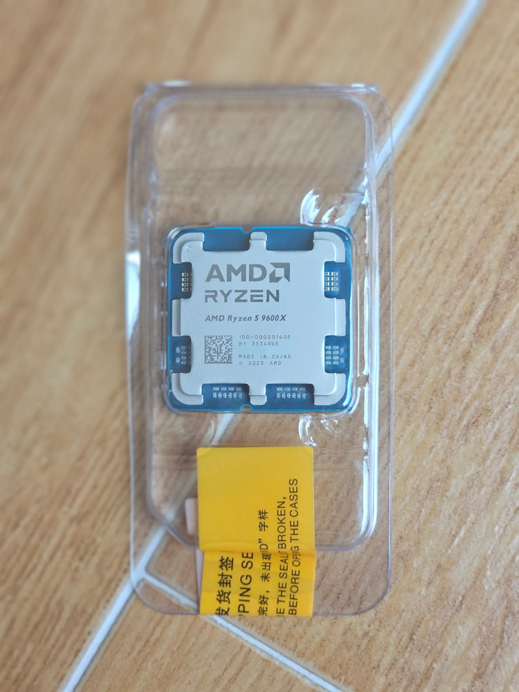AMD 라이젠 9600X CPU 벌크판 미개봉 새제품 이미지
