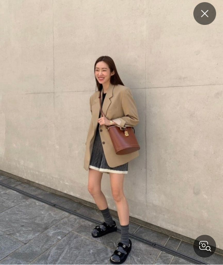샤넬 벨크로 샌들 그레인드 카프스킨&블랙39 이미지