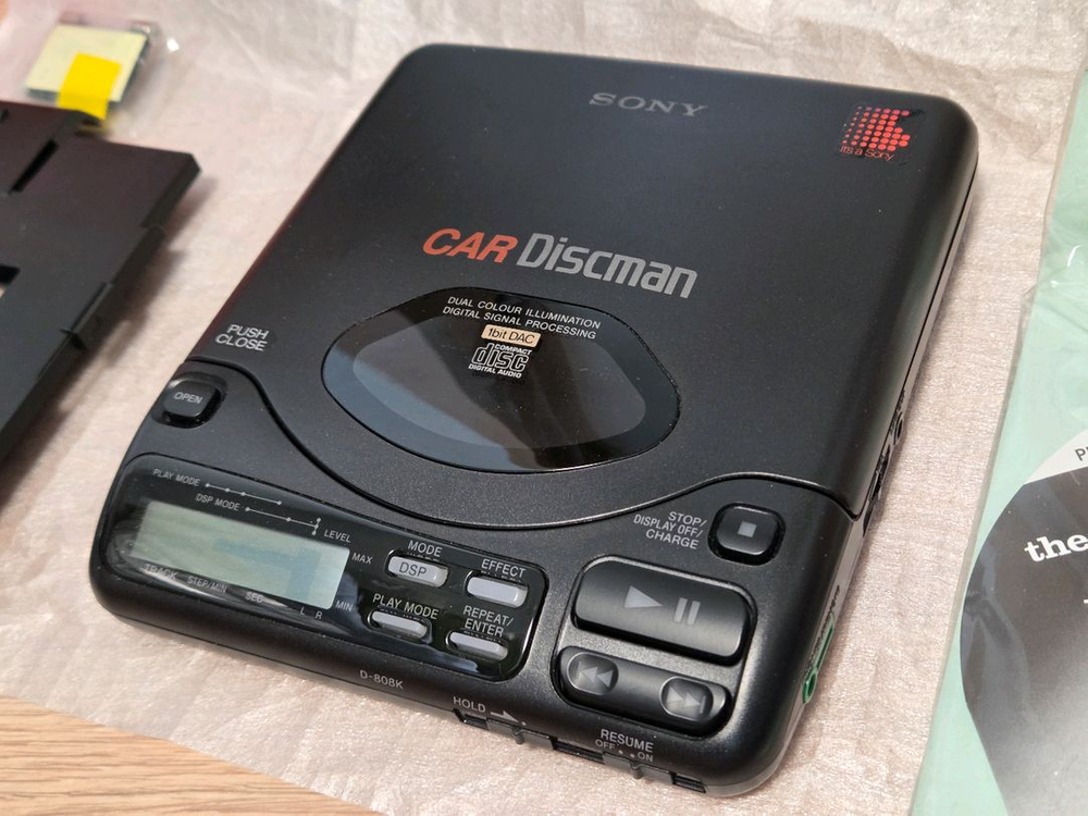 소니 DISCMAN 디스크맨 D-808K 박스세트 팝니다 이미지