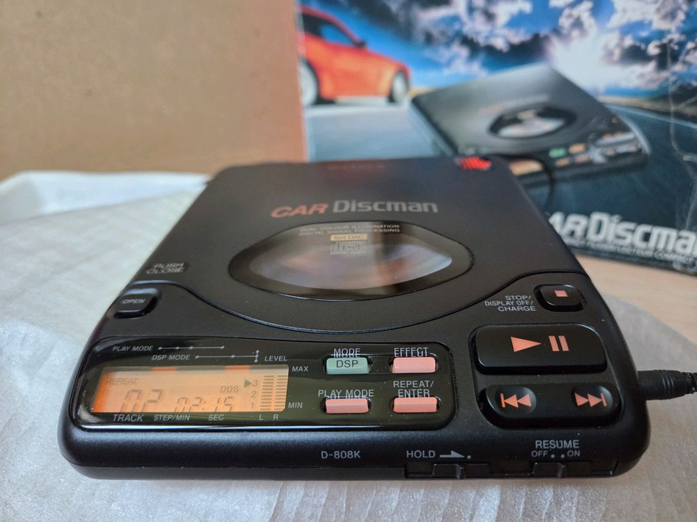 소니 DISCMAN 디스크맨 D-808K 박스세트 팝니다 이미지
